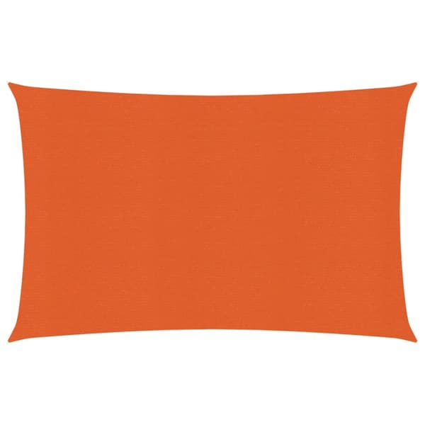 solsejl 160 g/m² 3,5x4,5 m HDPE orange