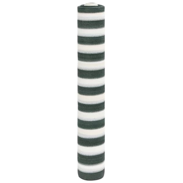 afskærmning 2x10 m 150 g/m² HDPE grøn og hvid