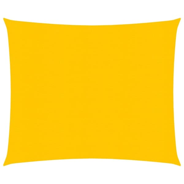 Solsegel 160 g/m² rektangulär gul 2x2,5 m HDPE
