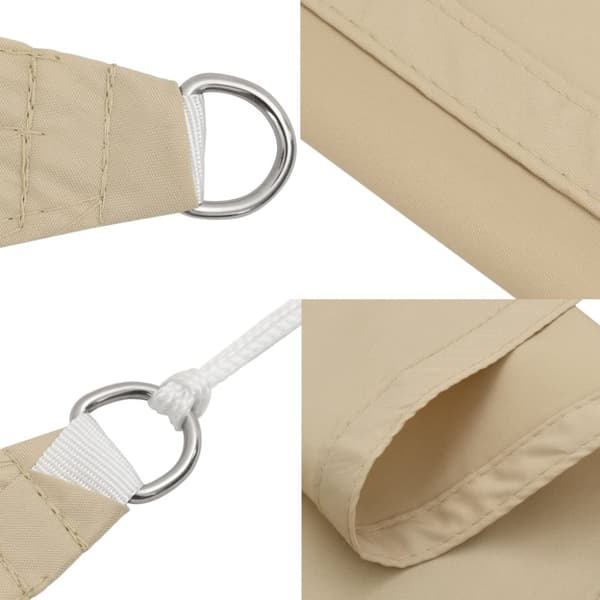 Solsegel beige 2x2x2 m 100% polyesteroxford