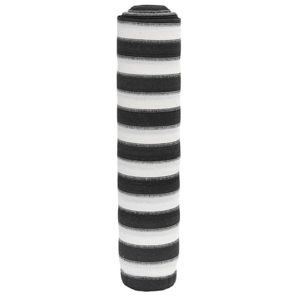 Insynsskyddsnät antracit och vit 1,5x10 m HDPE 150 g/m²