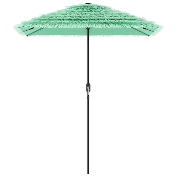 haveparasol med stålstang 300x200x250 cm grøn