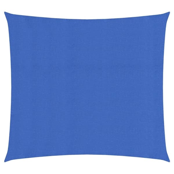 solsejl 2x2,5 m 160 g/m² HDPE blå