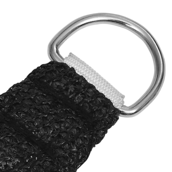 solsejl 2x2,5 m 160 g/m² HDPE sort