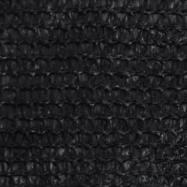 solsejl 2x2,5 m 160 g/m² HDPE sort
