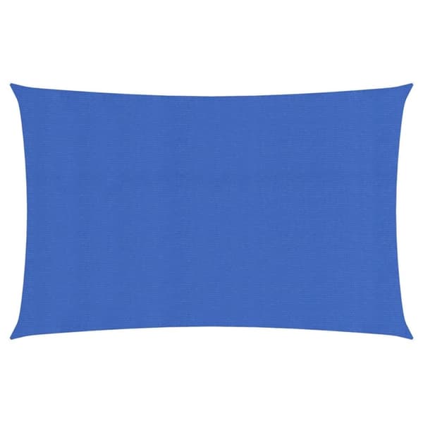 Solsegel 160 g/m² rektangulär blå 4x7 m HDPE