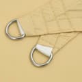 Miniatyrbillede 5 af 10: solsejl 3x3x4,24 m 100 % polyesterstof sandfarvet