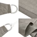 Pikkukuva 6 / 10: Aurinkopurje 160 g/m² suorakaide vaaleanharmaa 3,5x5 m HDPE