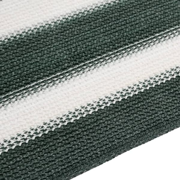 Insynsskyddsnät grön och vit 1,8x10 m HDPE 195 g/m²