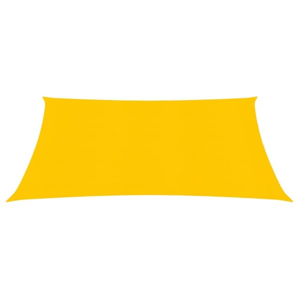 Solsegel 160 g/m² fyrkantig gul 4,5x4,5 m HDPE
