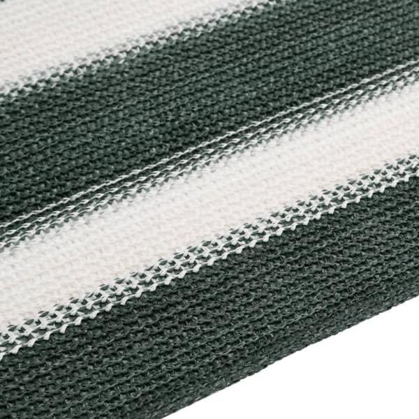 Insynsskyddsnät grön och vit 1x10 m HDPE 195 g/m²