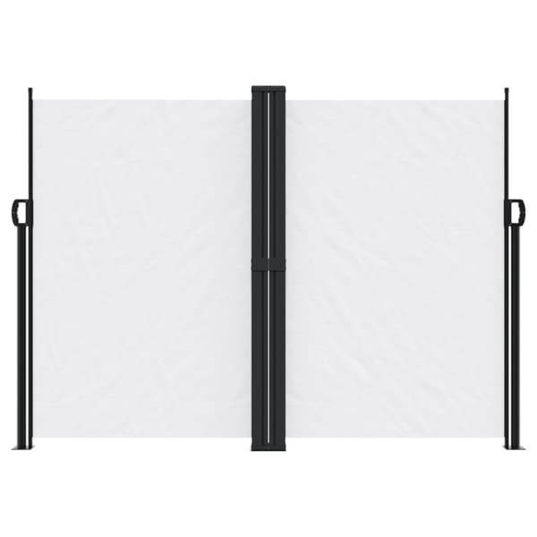 Infällbar sidomarkis vit 180x1200 cm