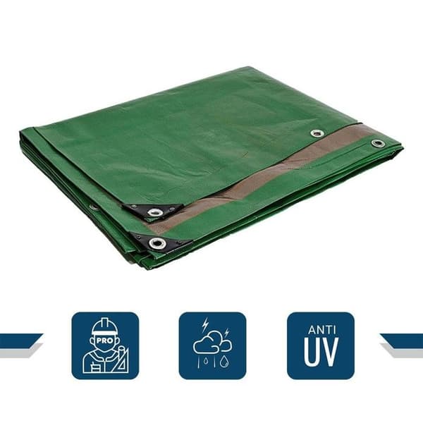 Pergolakåpa 250 g/m² - 3 x 5 m - pergolaöverdrag - lusthusöverdrag - exteriöröverdrag - terrassöverdrag