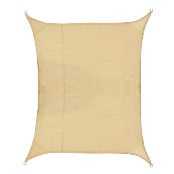 Shade Sail TEMPSA Rektangel 2x3m Beige - Vattentät och Anti-UV
