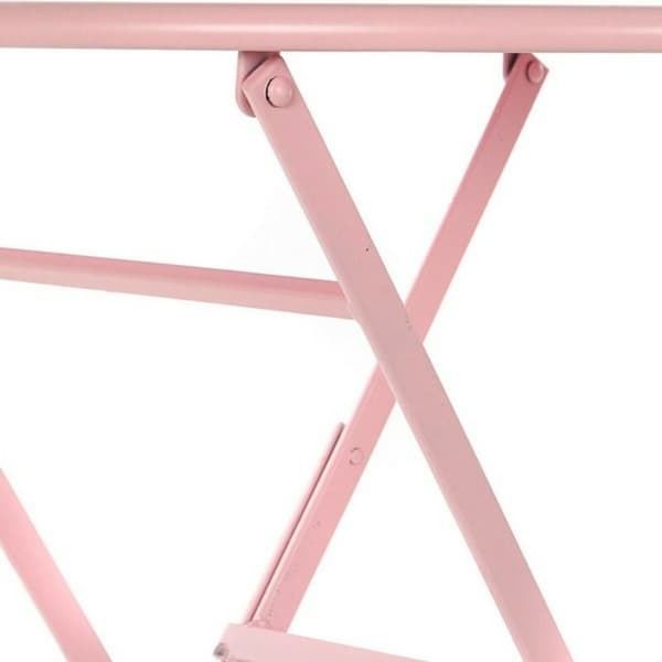 Pöytäsetti 2 tuolilla DKD Home Decor MB-177410 Pinkki 60 x 60 x 75 cm (3 pcs)