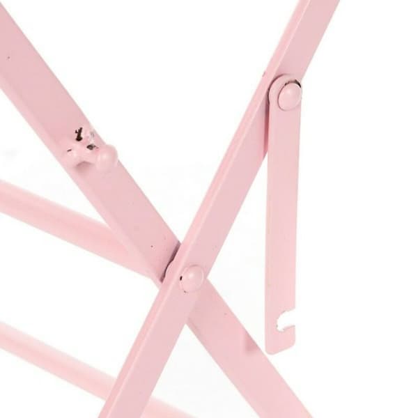 Pöytäsetti 2 tuolilla DKD Home Decor MB-177410 Pinkki 60 x 60 x 75 cm (3 pcs)