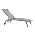 Pikkukuva 1 / 7: Šezlongas DKD Home Decor Renkailla Harmaa PVC Alumiini (187,5 x 64 x 97 cm)