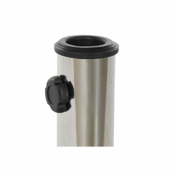 Rantavarjon alusta DKD Home Decor Hopeinen Ruostumaton teräs (45 x 45 x 35 cm)