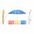 Pikkukuva 2 / 2: Beach umbrella Raidallinen Ø 180 cm