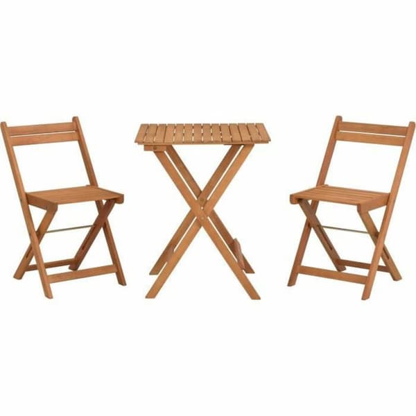 Trädgårdsmöbler Trä 3 Delar