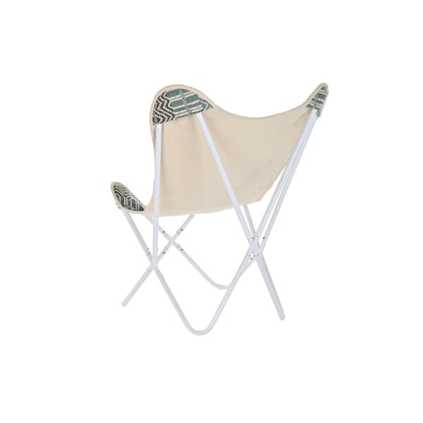 Trädgårdssoffa DKD Home Decor Blå Vit Grön Järn 74 x 65 x 90 cm