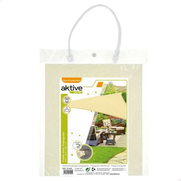 Skugga segel Aktive Triangulär 360 x 0,3 x 360 cm (6 antal)