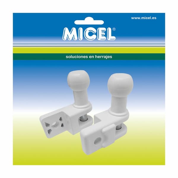 Stöd för markis Micel TLD01 Vit 6,9 x 3,07 x 7,32 cm Handräcke