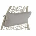 Miniatyrbillede 3 af 5: Hængende havestol DKD Home Decor 82 x 75 x 125 cm Metal syntetisk spanskrør Lysegrå (82 x 75 x 125 cm)