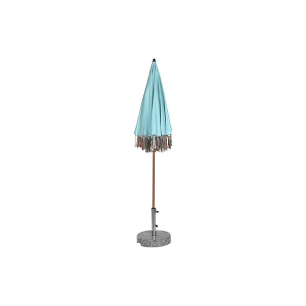 Fod for strandparasol DKD Home Decor Grå Rustfrit stål Granit (38 x 38 x 41 cm)