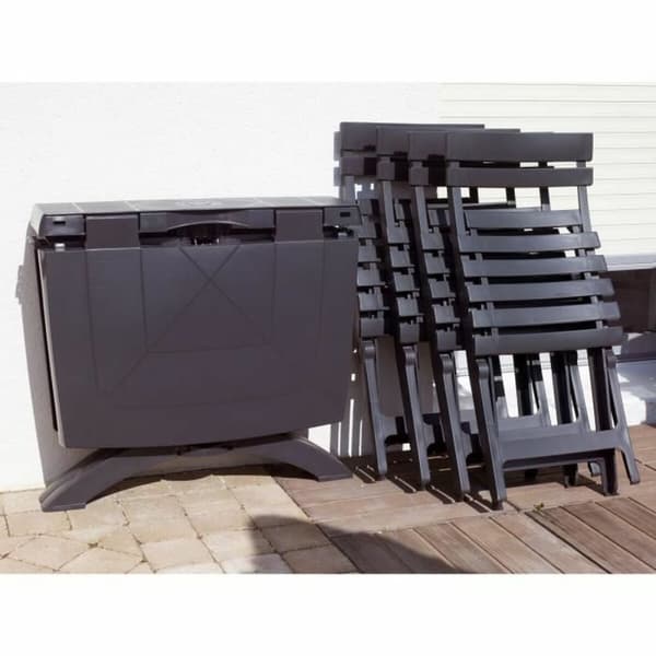 Vrtni stol Antracit 42 x 50 x 80 cm
