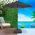 Miniatyrbillede 2 af 2: Fod for strandparasol Aktive Sort Plastik 35 x 13 x 35 cm