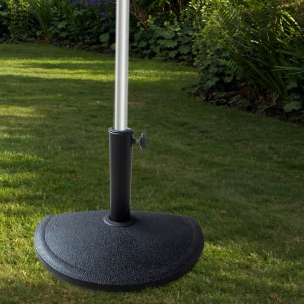 Fod for strandparasol Aktive 50 x 32 x 31,5 cm Sort Plastik