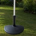 Miniatyrbillede 2 af 3: Fod for strandparasol Aktive 50 x 32 x 31,5 cm Sort Plastik