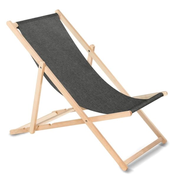 Ležalnik Greenblue GB183M Sort birketræ