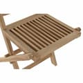 Miniatyrbild 4 av 4: Kerti szék DKD Home Decor Brun 57 x 47 x 90 cm Teak (57 x 47 x 90 cm)