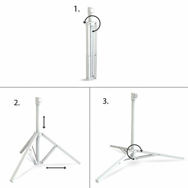 Base for parasoll Aktive 78,5 x 58,5 x 78,5 cm 78 x 58 x 78 cm (4 enheter)