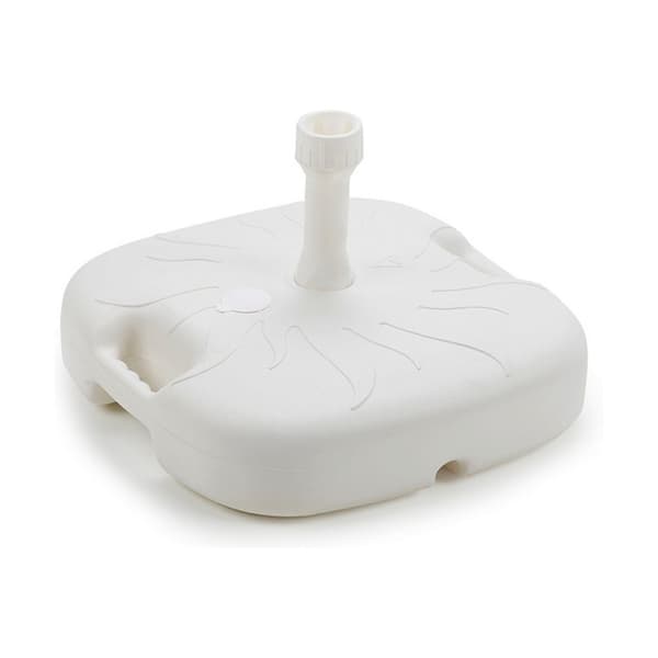 Fod for strandparasol IPAE Progarden 18 L Hvid polypropylen Plastik 44 x 44 x 12 cm