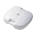 Miniatyrbillede 1 af 2: Fod for strandparasol IPAE Progarden 18 L Hvid polypropylen Plastik 44 x 44 x 12 cm