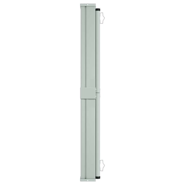 Infällbar sidomarkis 600x160 cm röd