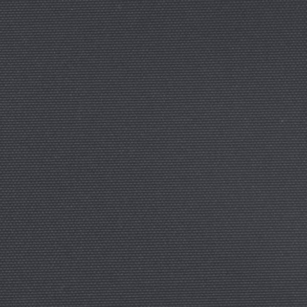 Infällbar sidomarkis svart 140x600 cm
