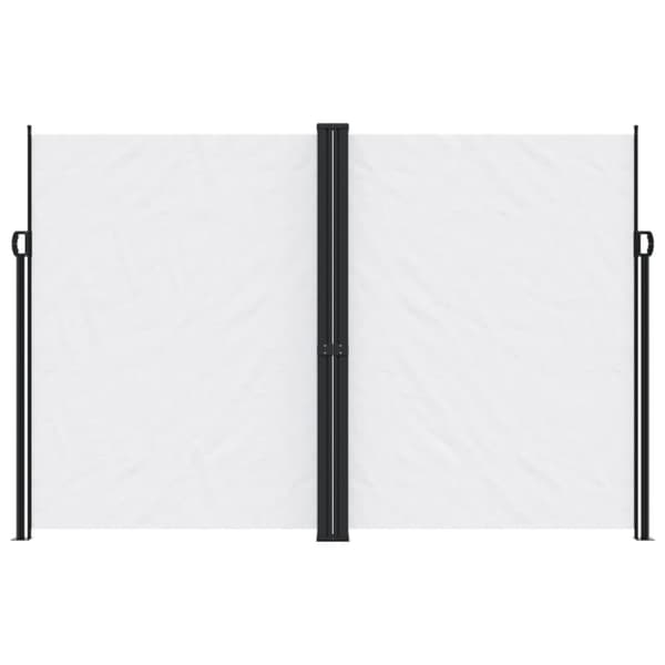 Infällbar sidomarkis vit 220x600 cm