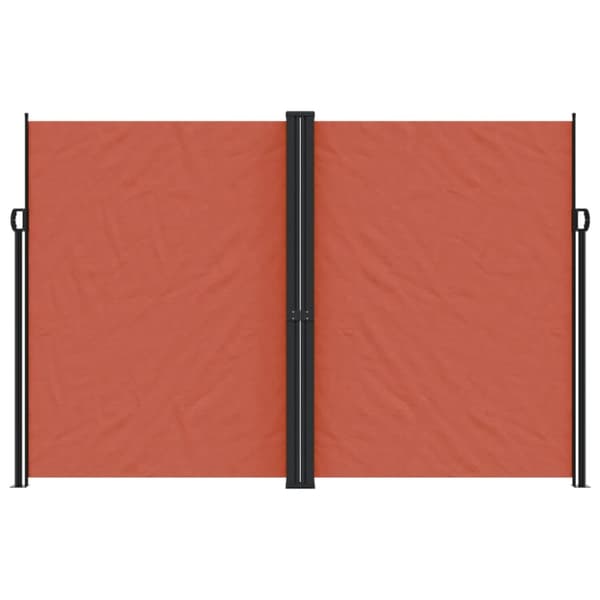 Infällbar sidomarkis terrakotta 220x1000 cm