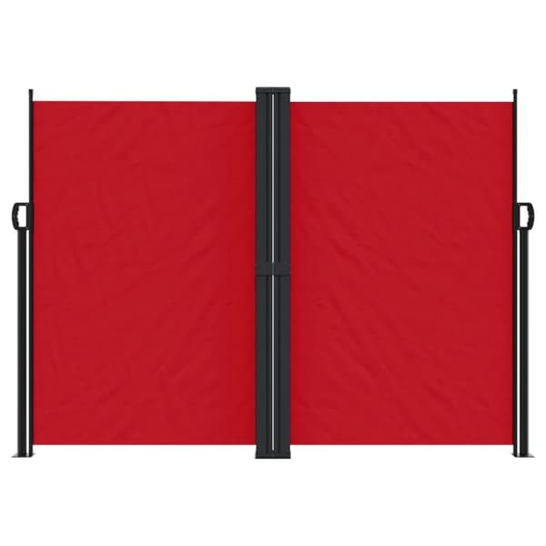 Infällbar sidomarkis 180x600 cm röd