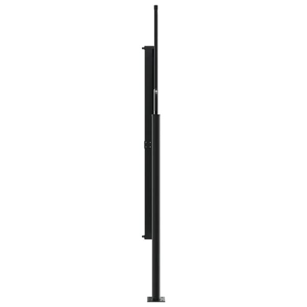 Infällbar sidomarkis vit 160x600 cm