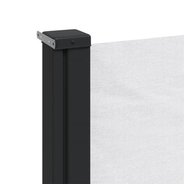 Infällbar sidomarkis vit 160x600 cm