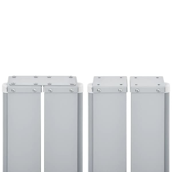 Infällbar sidomarkis 170x600 cm röd