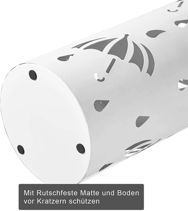 Rootz paraplyställ - Förvaringsbehållare - Rostfri hållare - 49cm x 20cm - Järnmaterial - Mångsidigt - Snygg inredning - Praktisk design