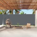 Miniatyrbild 1 av 2: Infällbar sidomarkis antracit 220x1000 cm