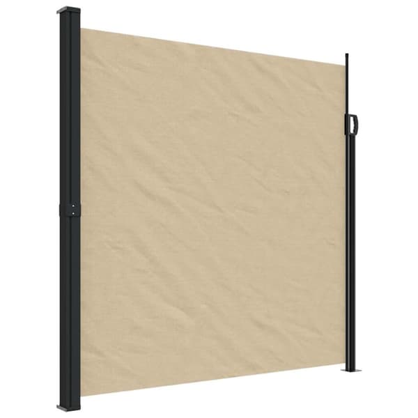 Indragbar sidomarkis beige 200x500 cm