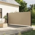 Miniatyrbild 1 av 2: Indragbar sidomarkis beige 180x500 cm